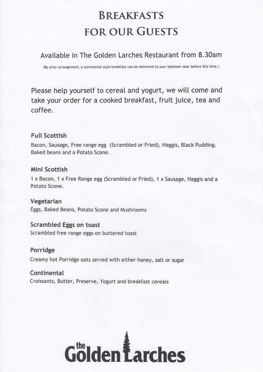 The Golden Larches Bed & Breakfast Lochearnhead Exterior photo